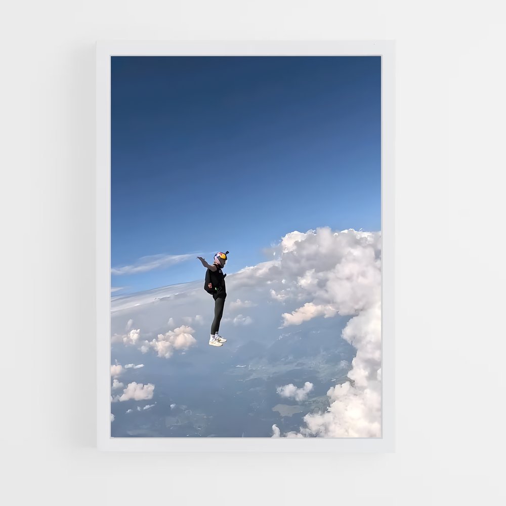Poster games skydiving – affiche Parachutisme (vue 3)